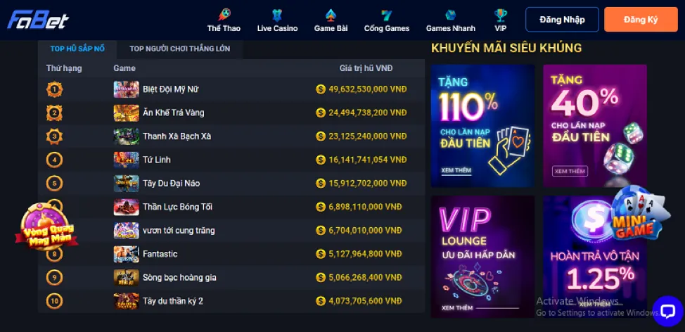 Bàn Baccarat trực tuyến sôi động tại hd88 app